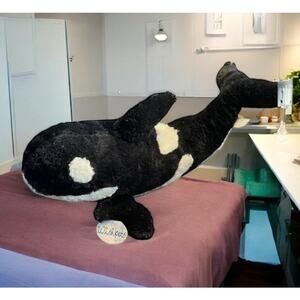 Wishpets Plush Orca Killer Whale Frida Stuffed Animal Marine Mammal Nursery 20"